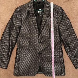 Macys “Alfani” black/silver/grey Mens Jacket **BRAND NEW** (Never Worn)